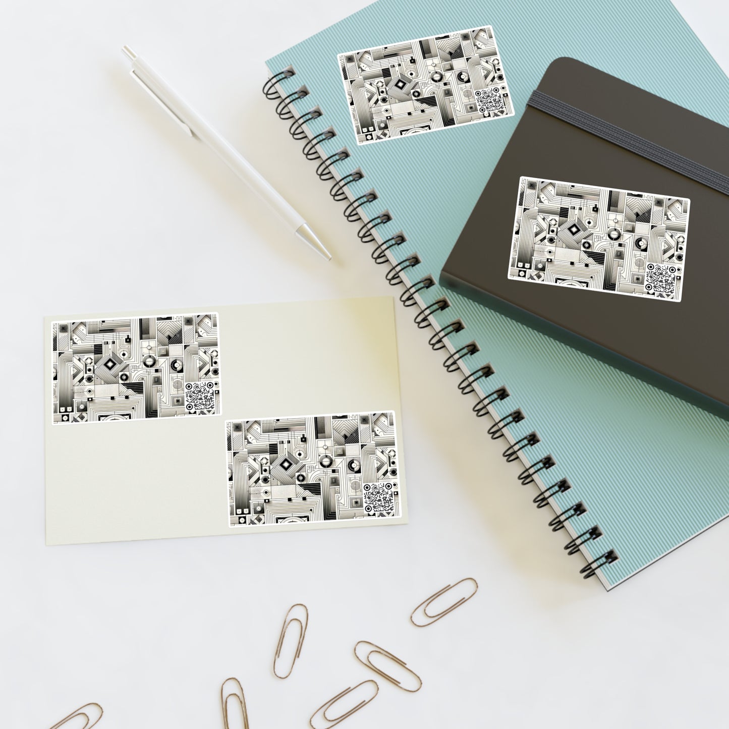 Tech Minimalism Minimalist Tech Sticker Sheets - 8404 Design-48