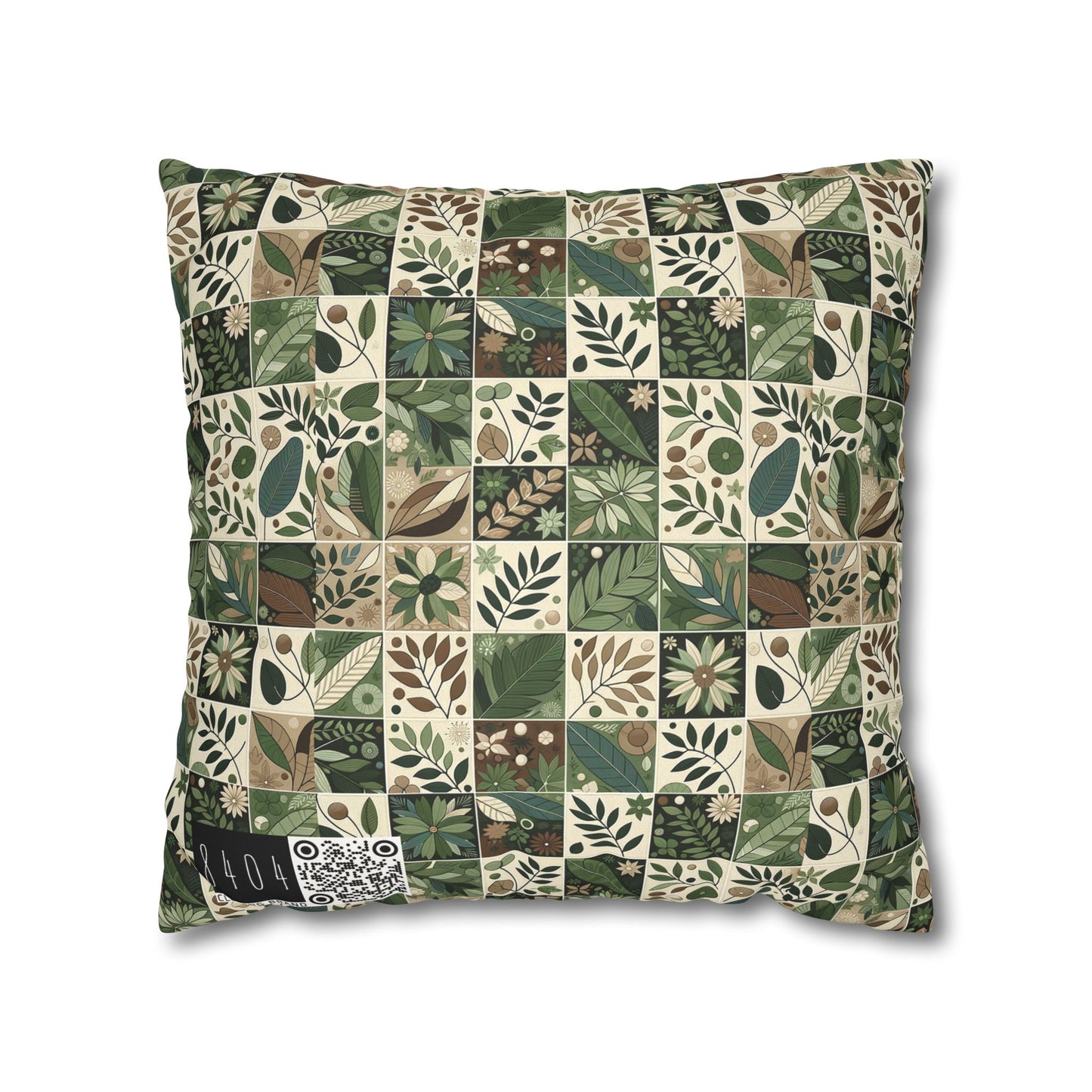 Streetwear Sustainability Environmentally Conscious Streetwear with a Natural Aesthetic Faux Suede Square Pillowcase - 8404 Design-57