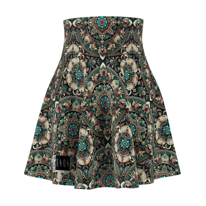 Neo-Dandyism Modern Dandy Streetwear Women's Skater Skirt - 8404 Design-56