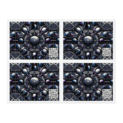 Tech Astronaut Tech-Forward Streetwear Meets Space Exploration Sticker Sheets - 8404 Design-46