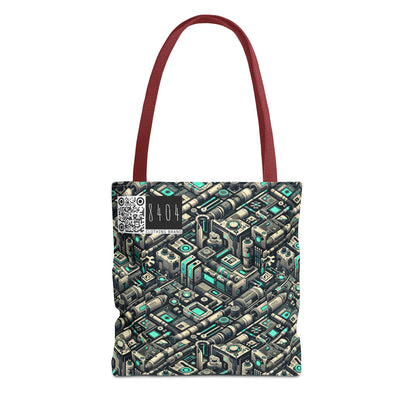 Tech Utility Fusion Modern Tech Streetwear Tote Bag - 8404 Design-49