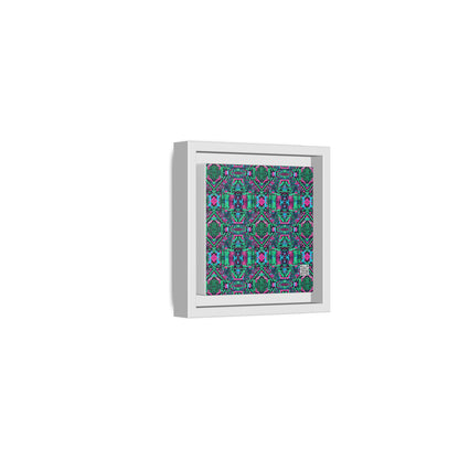 Digital Glitch Vibes Tech-Inspired Streetwear Matte Canvas, Framed (multi-Color) - 8404 Design-71 B