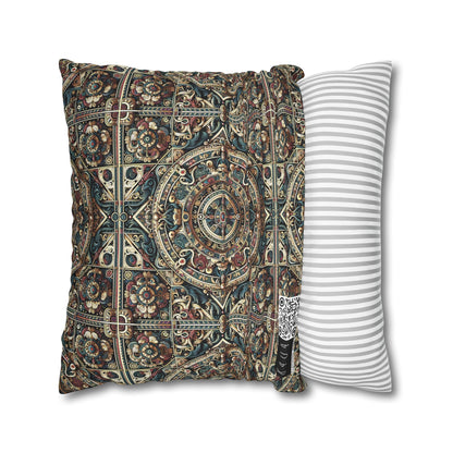 Urban Renaissance Historical Fusion With Street Edge Spun Polyester Square Pillowcase - 8404 Design-57