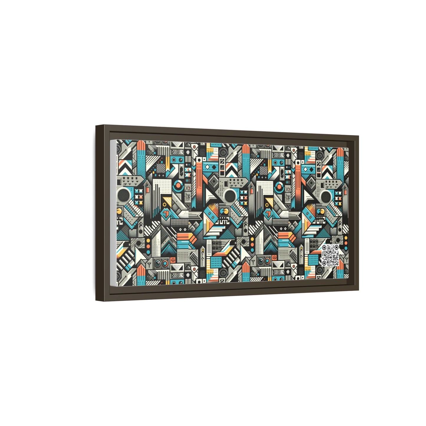 Digital Street Art Urban Street Style Matte Canvas, Framed (multi-color) - 8404 Design-81 B