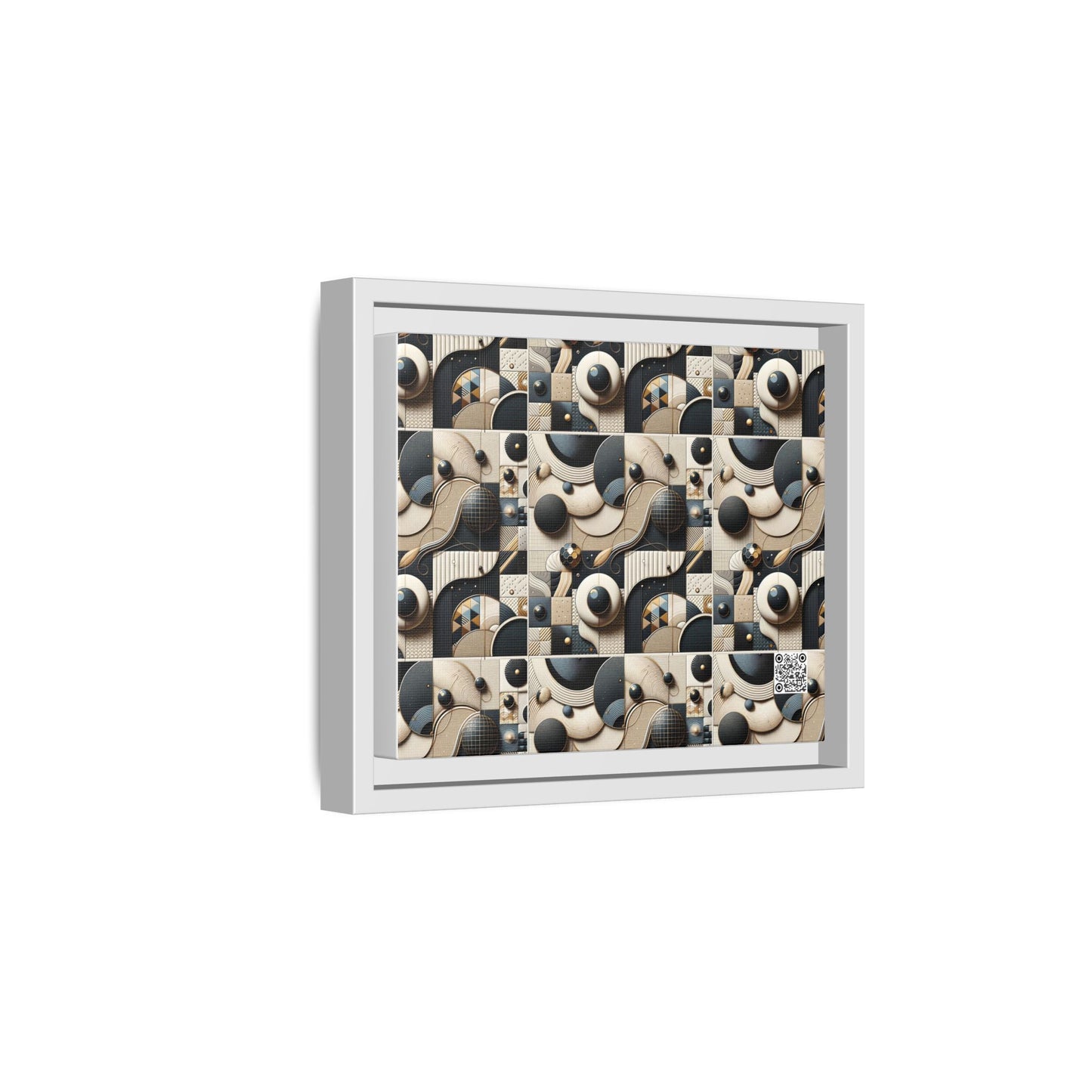 Tech-forward Luxe Streetwear Tech Luxe Fusion Matte Canvas, Framed (multi-color) - 8404 Design-71 B