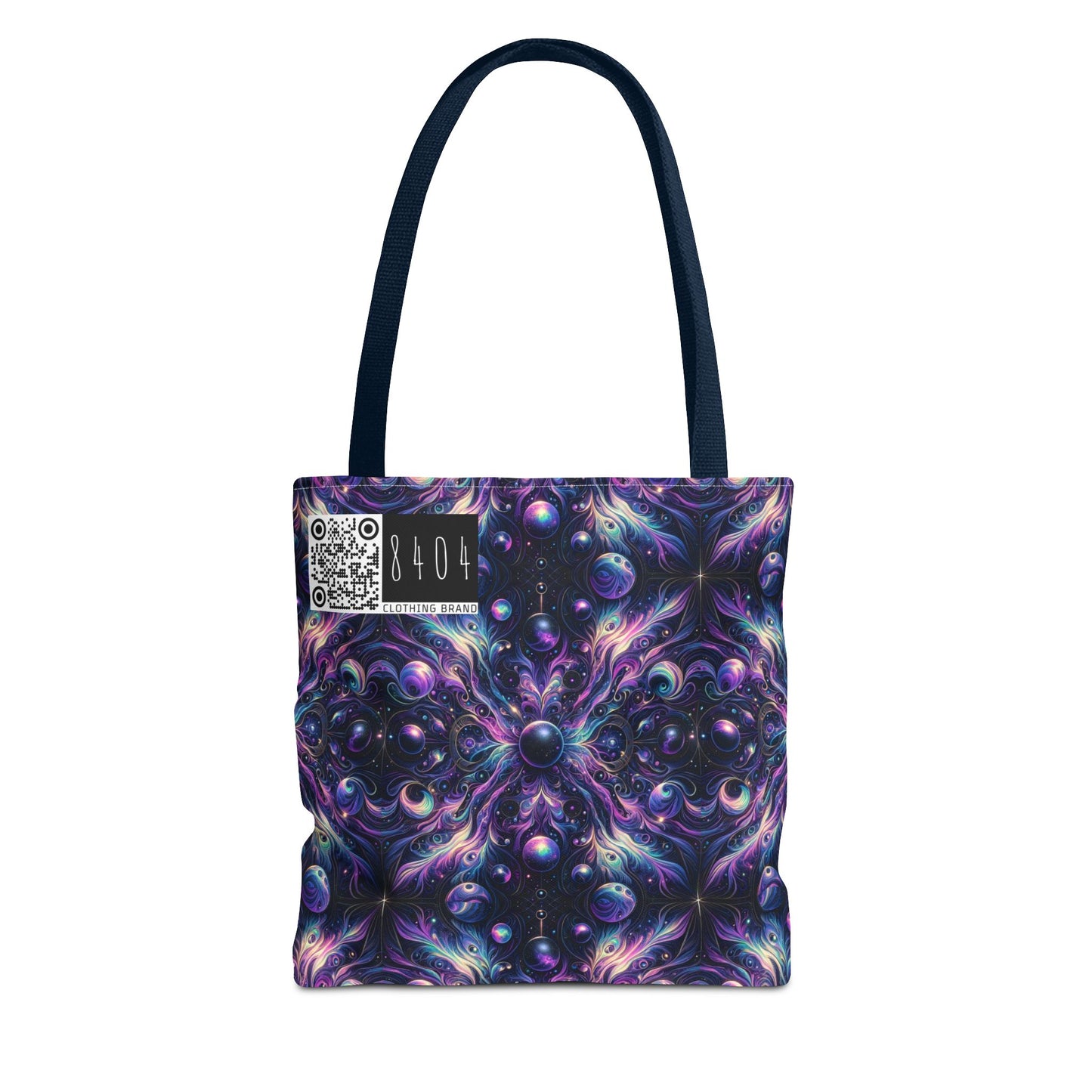 Galactic Hues Tech-Forward Cosmic Fusion Tote Bag - 8404 Design-41