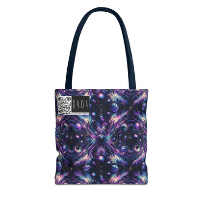 Galactic Hues Tech-Forward Cosmic Fusion Tote Bag - 8404 Design-41