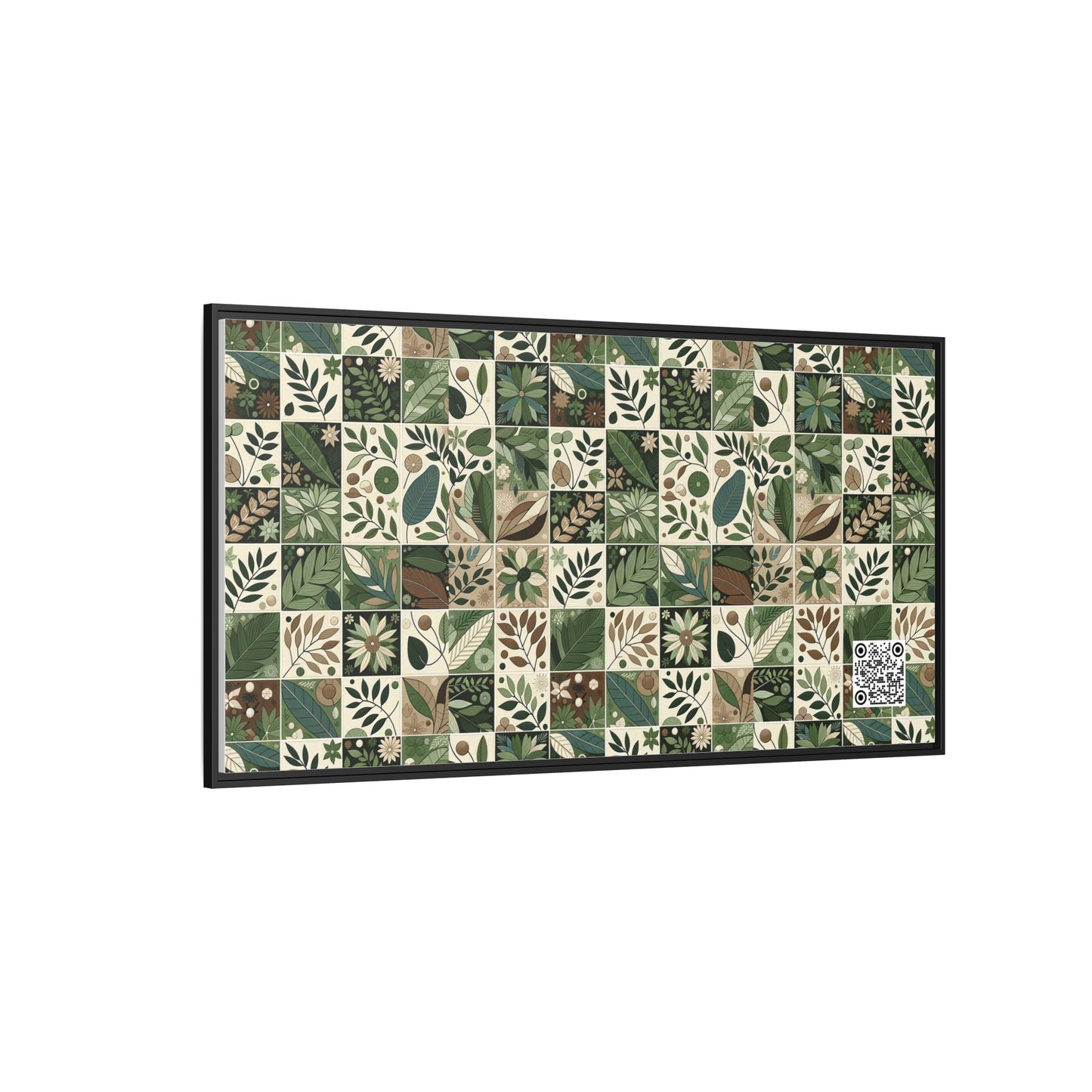 Streetwear Sustainability Environmentally Conscious Streetwear with a Natural Aesthetic Matte Canvas, Framed (multi-color) - 8404 Design-57 B