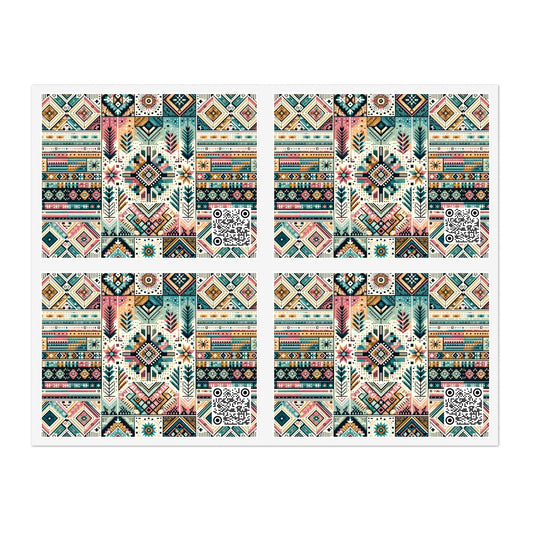 Digital Artisanal Fusion Digital Artisanal Sticker Sheets - 8404 Design-49