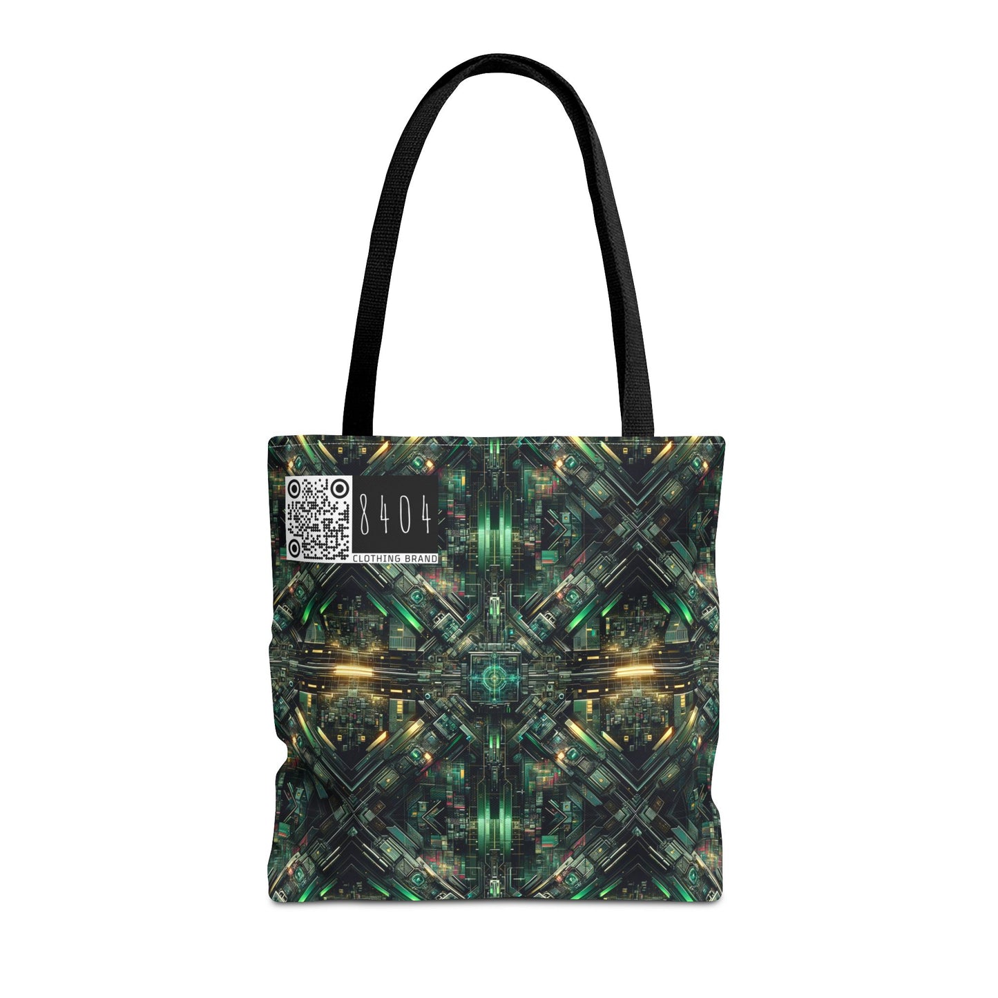Tech Noir Graphics Tech-Inspired Streetwear Tote Bag - 8404 Design-56