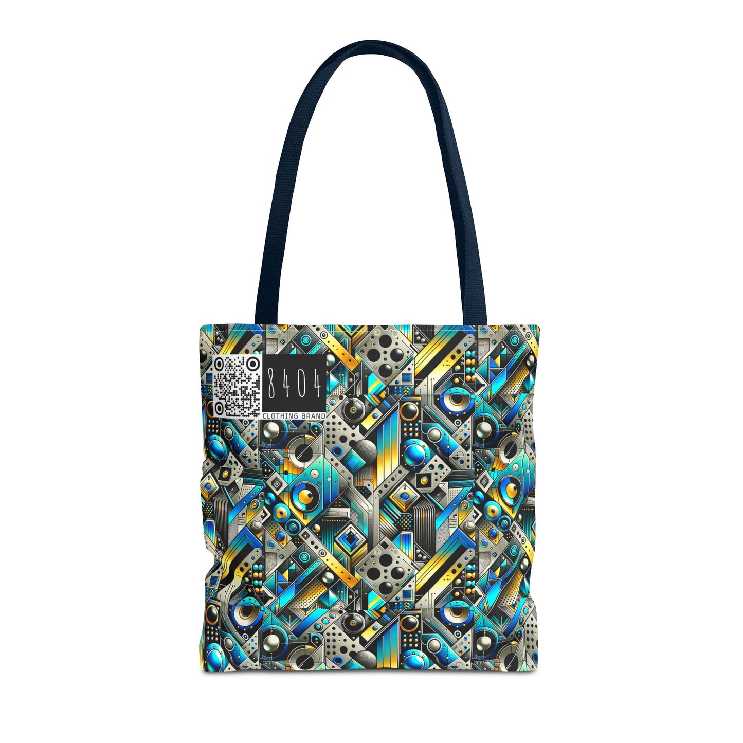 Tech Art Fusion Tech-Forward Streetwear Tote Bag - 8404 Design-50