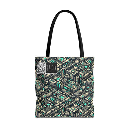 Tech Utility Fusion Modern Tech Streetwear Tote Bag - 8404 Design-49