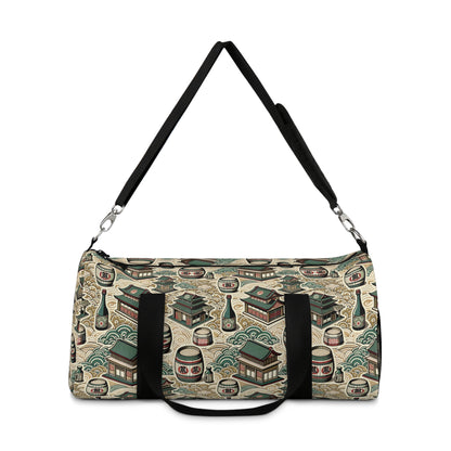 Cultural Artisanal Fusion Contemporary Cultural Elegance Duffel Bag - 8404 Design-68