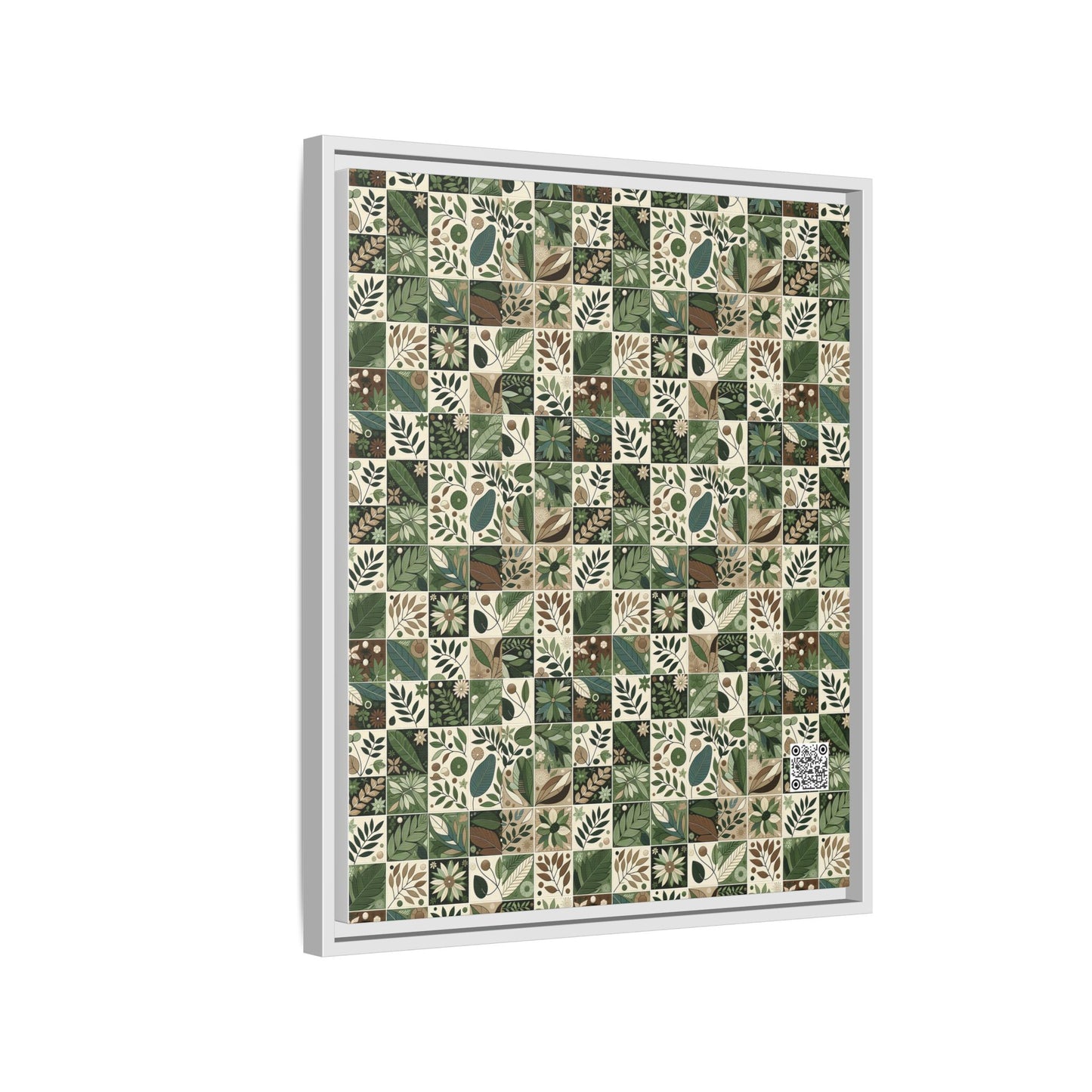 Streetwear Sustainability Environmentally Conscious Streetwear with a Natural Aesthetic Matte Canvas, Framed (multi-color) - 8404 Design-57 B