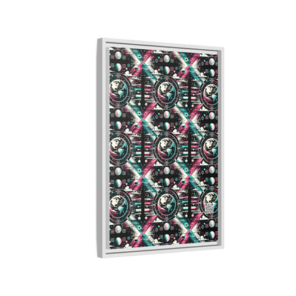 Digital Artistry Digital-native Streetwear Matte Canvas, Framed (multi-color) - 8404 Design-62 B