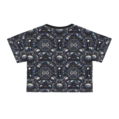 Tech Astronaut Tech-Forward Streetwear Meets Space Exploration Crop Tee - 8404 Design-46