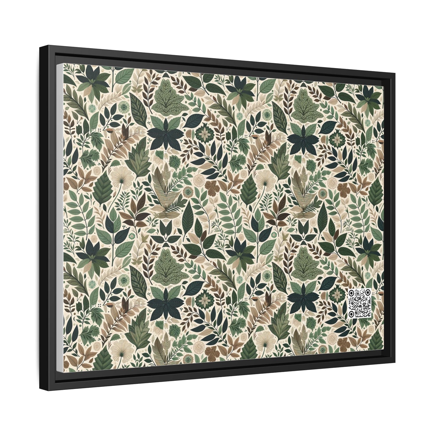 Streetwear Sustainability Environmentally Conscious Streetwear with a Natural Aesthetic Matte Canvas, Framed (multi-color) - 8404 Design-57 A