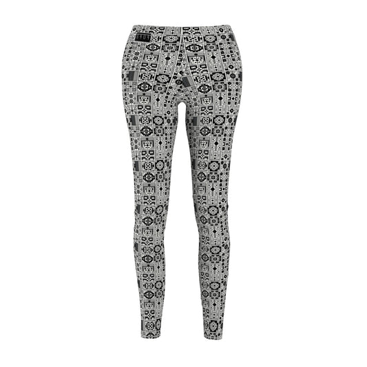 Digital Minimalism Minimalist Tech Women's Cut & Sew Casual Leggings - 8404 Design-55