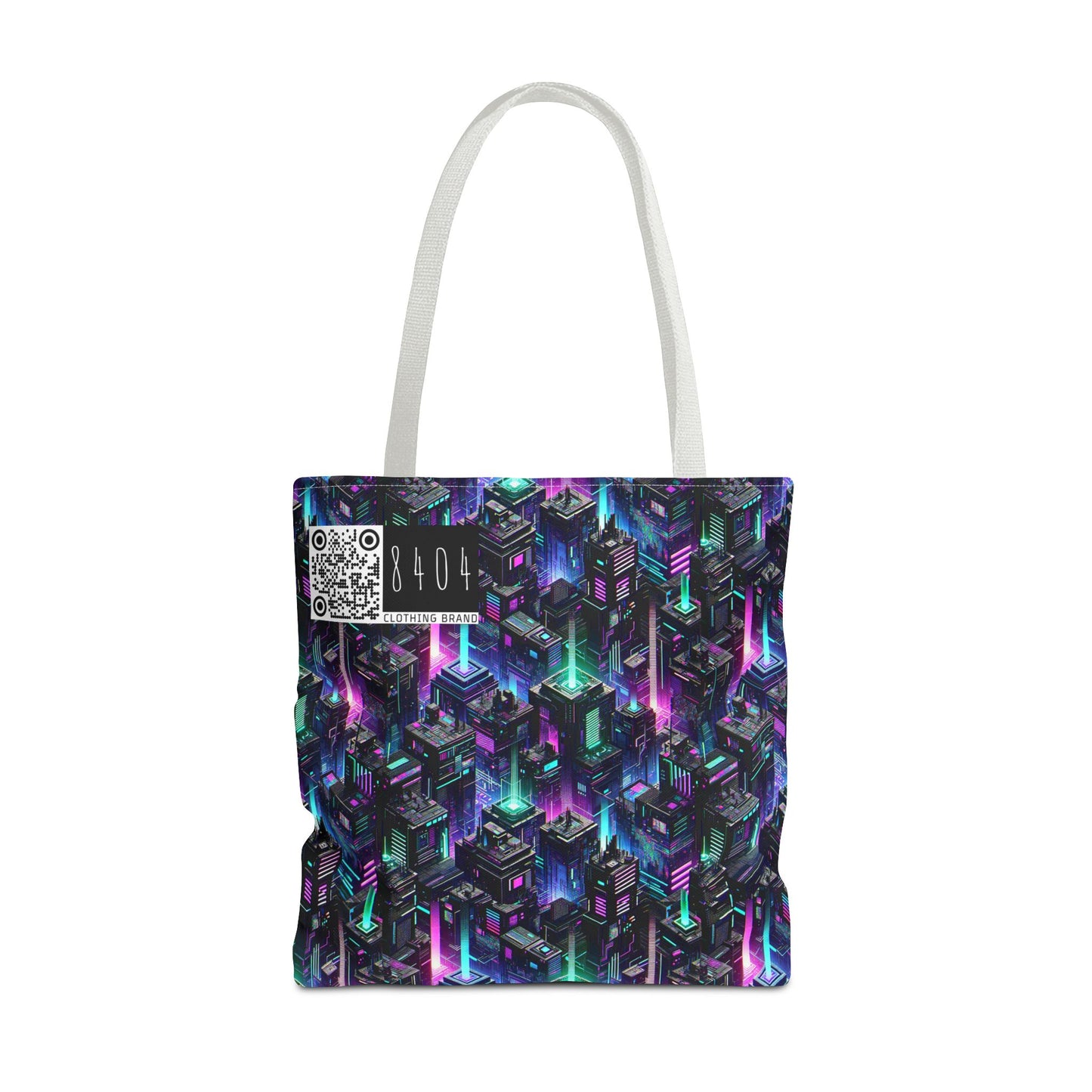 Tech Noir Graphics Futuristic Tech Aesthetics Tote Bag - 8404 Design-55