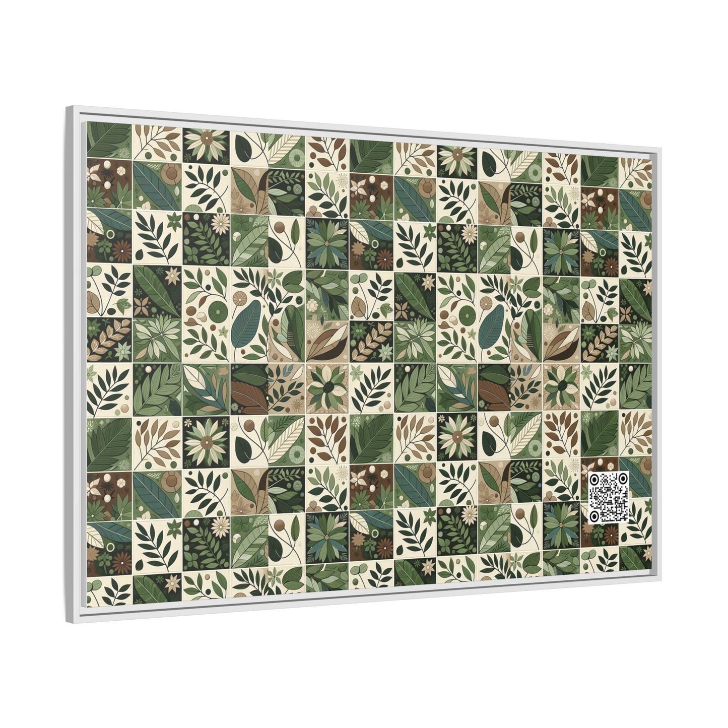 Streetwear Sustainability Environmentally Conscious Streetwear with a Natural Aesthetic Matte Canvas, Framed (multi-color) - 8404 Design-57 A