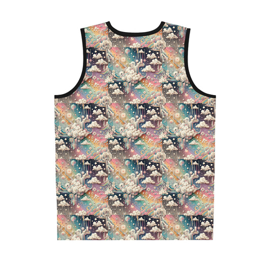 Digital Dreamland Whimsical and Nostalgic Streetwear With a Digital Twist Basketball Jersey - 8404 Design-52