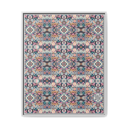 Matte Canvas, Framed (multi-Color) - 8404 Design-01