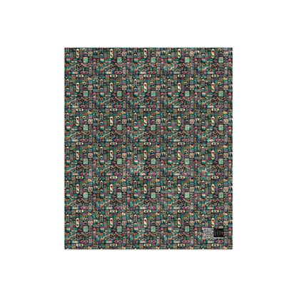 Skate Culture Revival Urban Retro Cool Crushed Velvet Blanket - 8404 Design-61