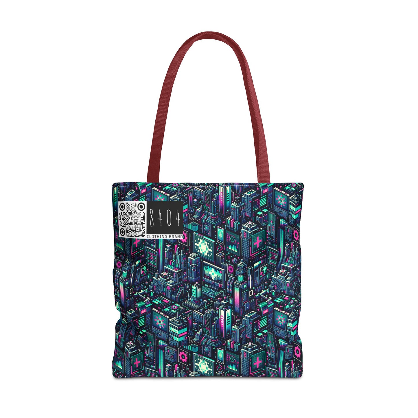 Digital Rebellion Tech-Inspired Streetwear Tote Bag - 8404 Design-58