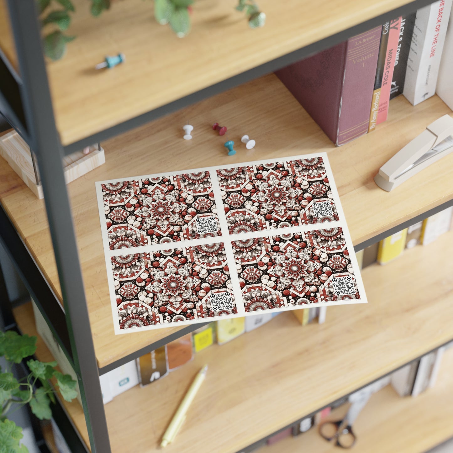 Neo Jomon Sculptural Aesthetics Artisanal Streetwear Sticker Sheets - 8404 Design-55