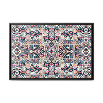 Matte Canvas, Framed (multi-Color) - 8404 Design-01