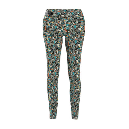 Digital Street Art Urban Street Style Women's Cut & Sew Casual Leggings - 8404 Design-81