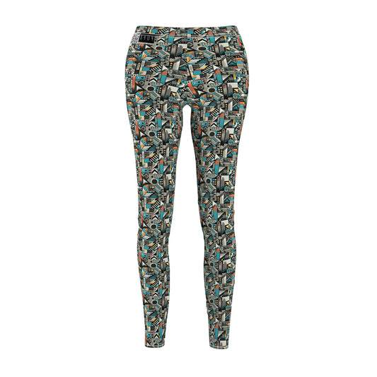 Digital Street Art Urban Street Style Women's Cut & Sew Casual Leggings - 8404 Design-81