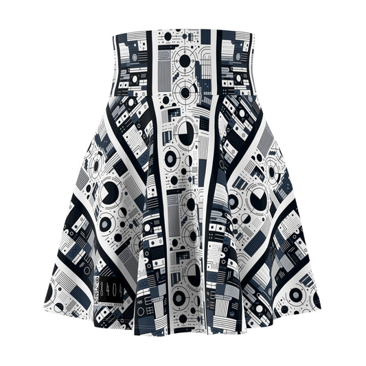 Minimalist Athleisure Minimalist Tech Women's Skater Skirt - 8404 Design-54