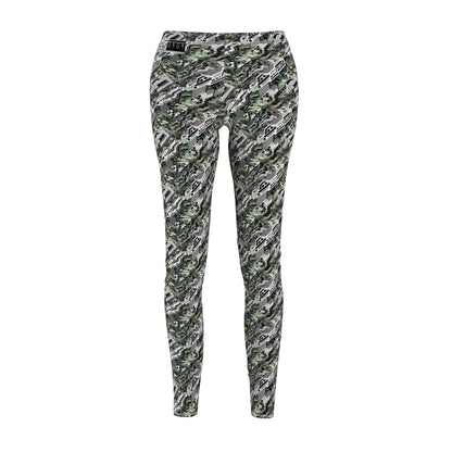 Tech Camo Fusion Tech-Forward Streetwear With a Futuristic Edge Women's Cut & Sew Casual Leggings - 8404 Design-46