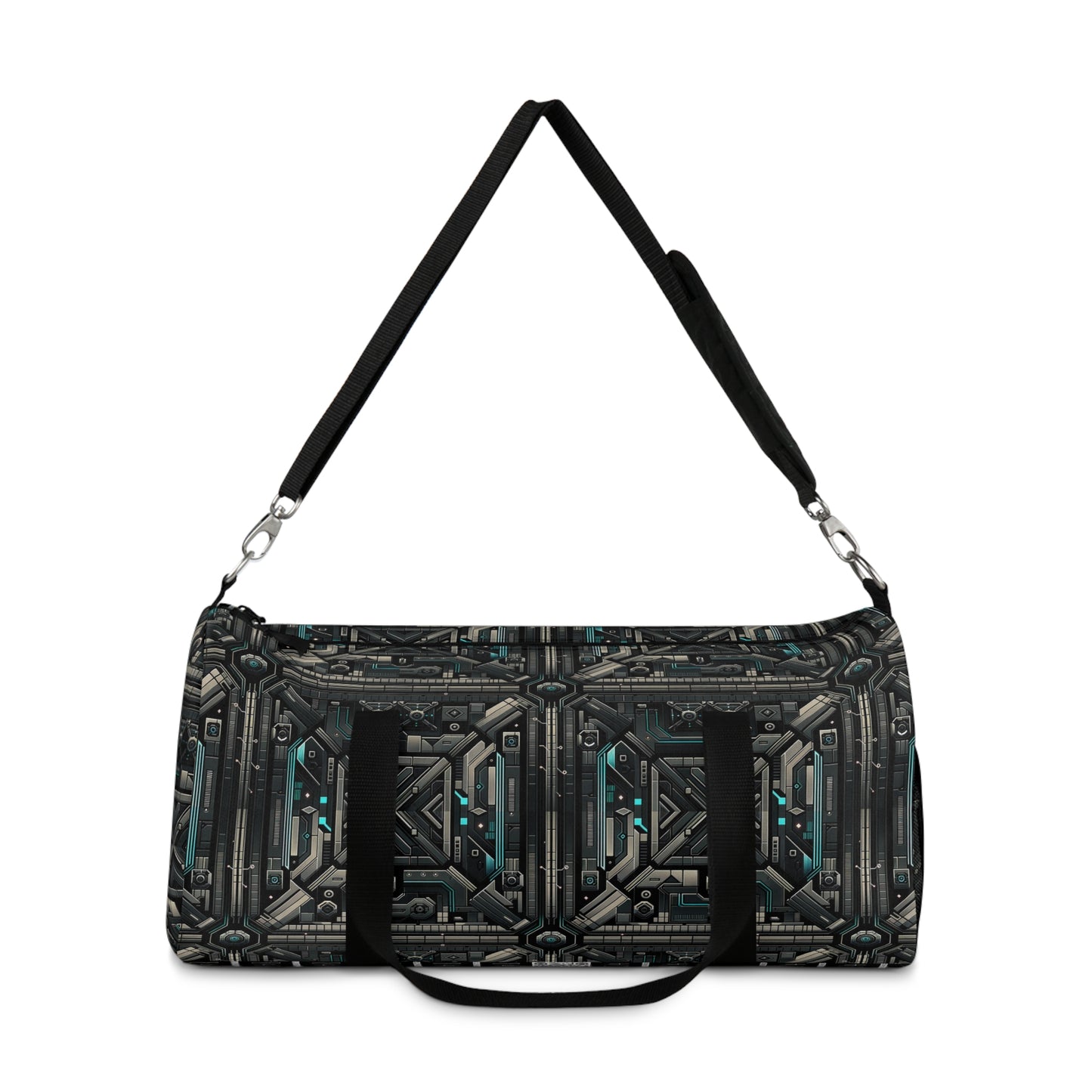 Tech Noir Futuristic Tech Aesthetic with a Dark Twist Duffel Bag - 8404 Design-59