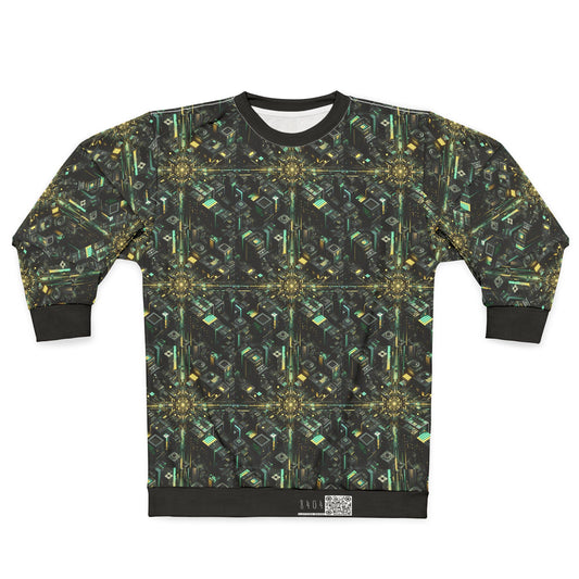 Tech Noir Graphics Tech-Inspired Streetwear Sweatshirt - 8404 Design-66
