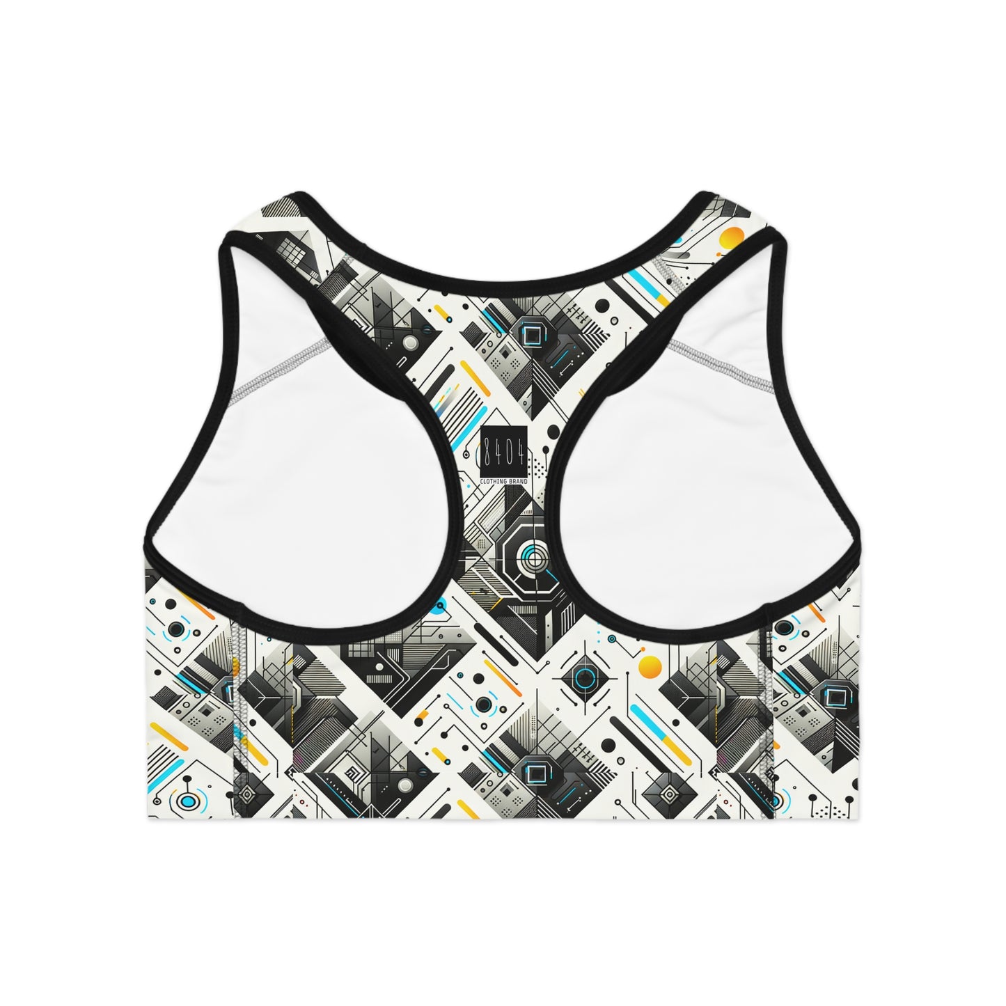 Tech Minimalism Minimalist Tech Sports Bra - 8404 Design-47