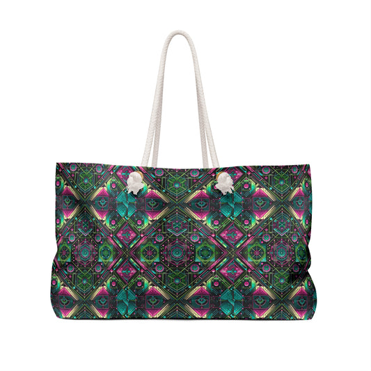 Tech-Infused Graphics Tech-Forward Streetwear Weekender Bag - 8404 Design-45