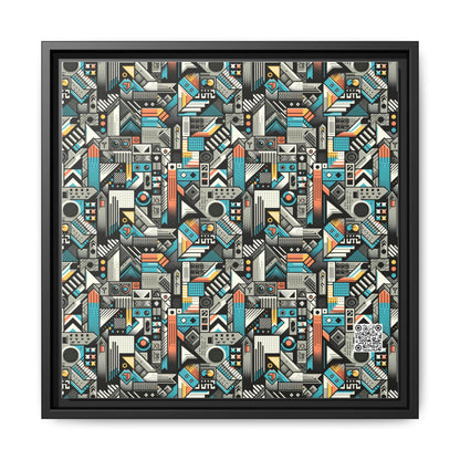 Digital Street Art Urban Street Style Matte Canvas, Framed (multi-color) - 8404 Design-81 B