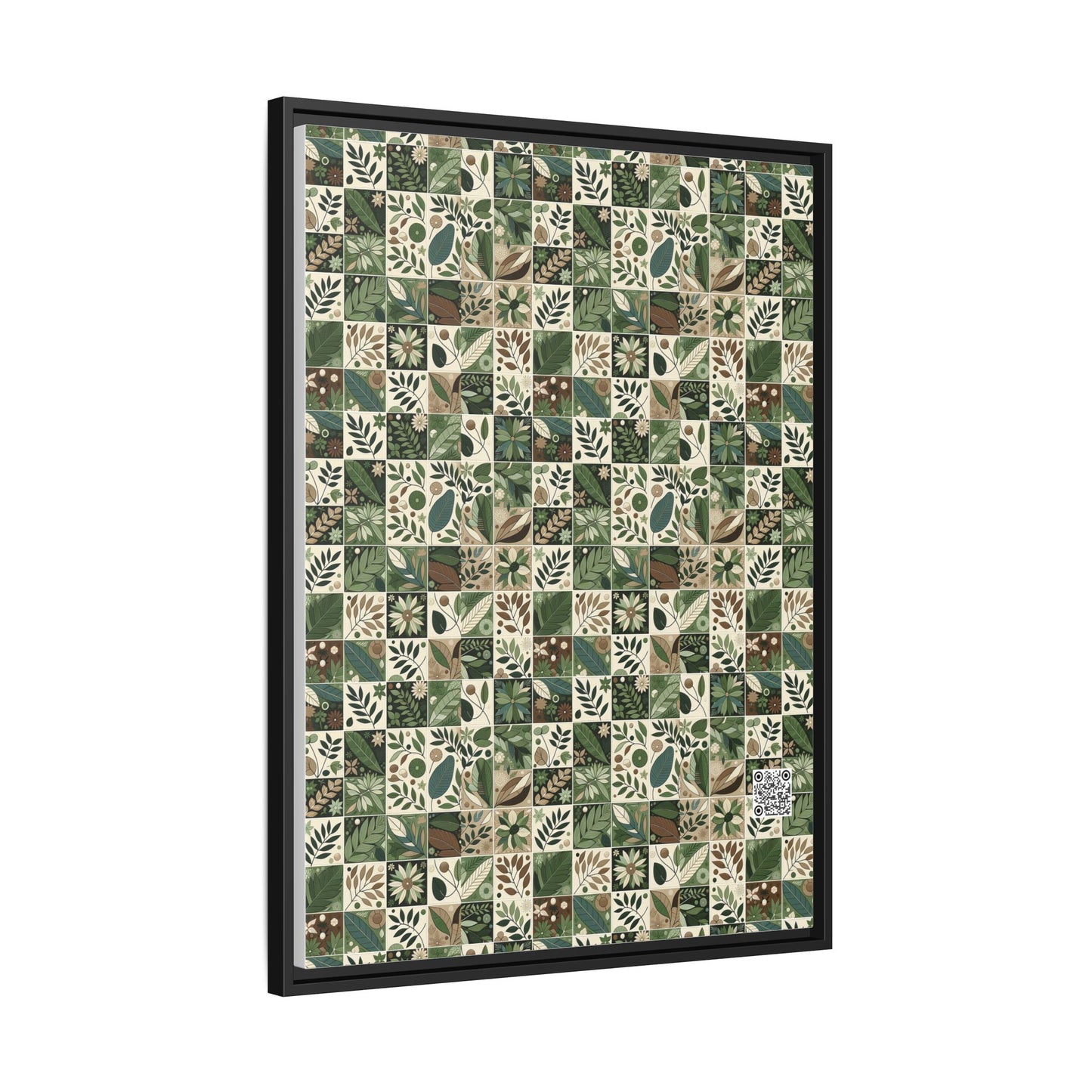 Streetwear Sustainability Environmentally Conscious Streetwear with a Natural Aesthetic Matte Canvas, Framed (multi-color) - 8404 Design-57 A