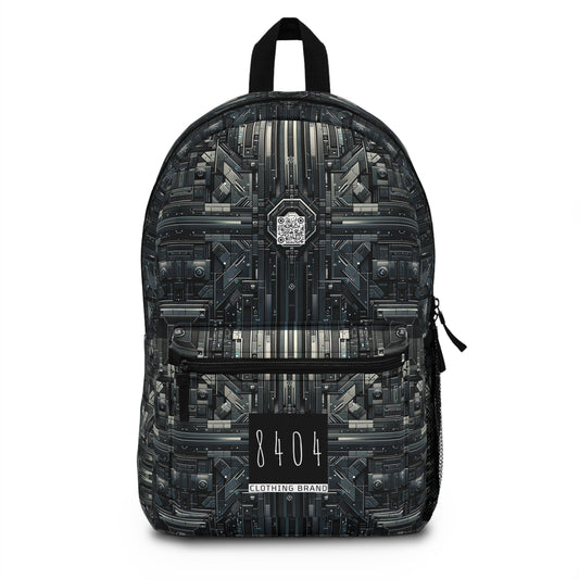 Tech Noir Futuristic Tech Aesthetic with a Dark Twist Backpack - 8404 Design-68