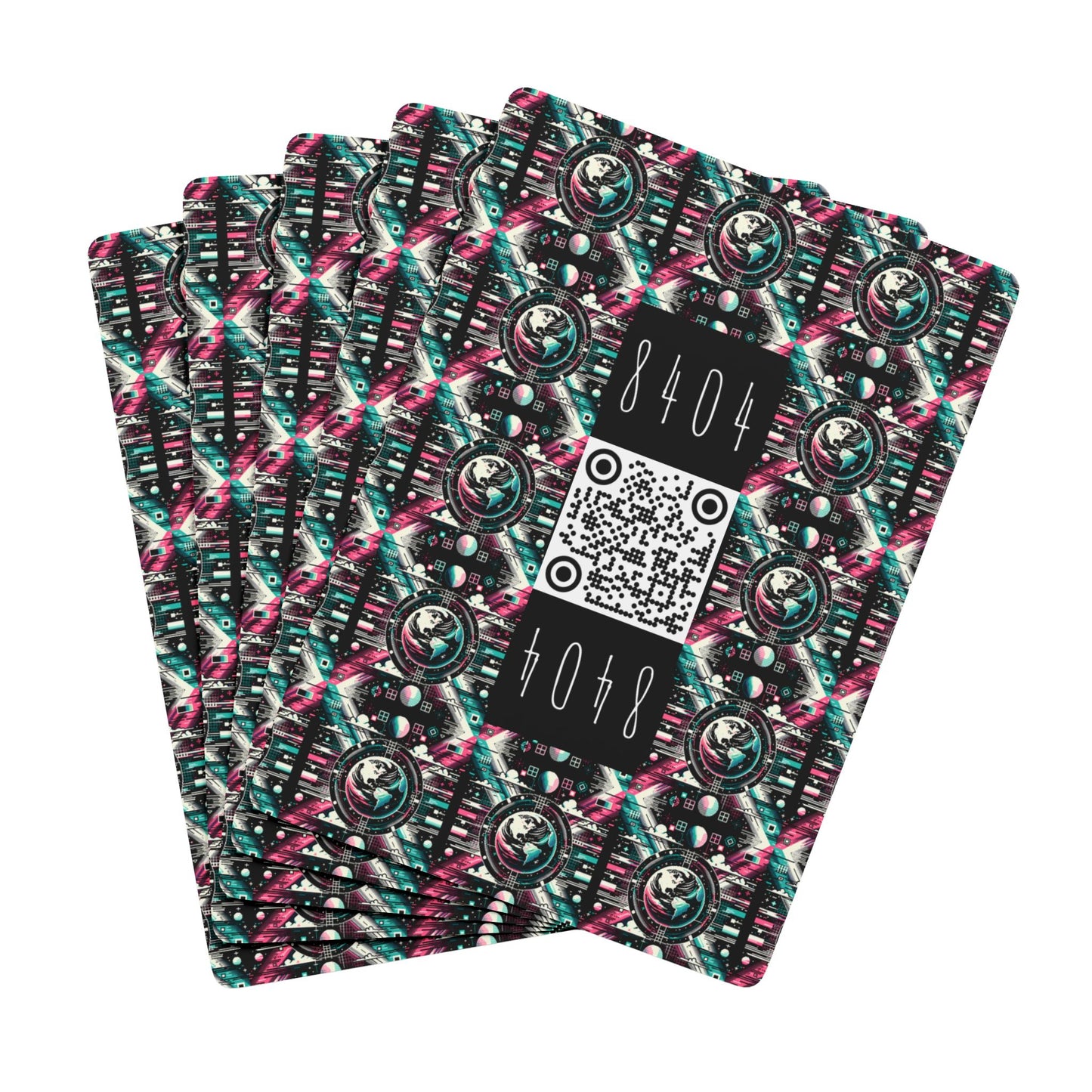 Digital Artistry Digital-native Streetwear Poker Playing Cards - 8404 Design-62 S