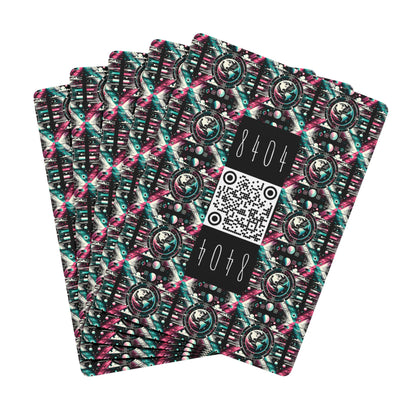 Digital Artistry Digital-native Streetwear Poker Playing Cards - 8404 Design-62 S