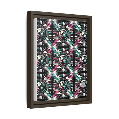 Digital Artistry Digital-native Streetwear Matte Canvas, Framed (multi-color) - 8404 Design-62 A