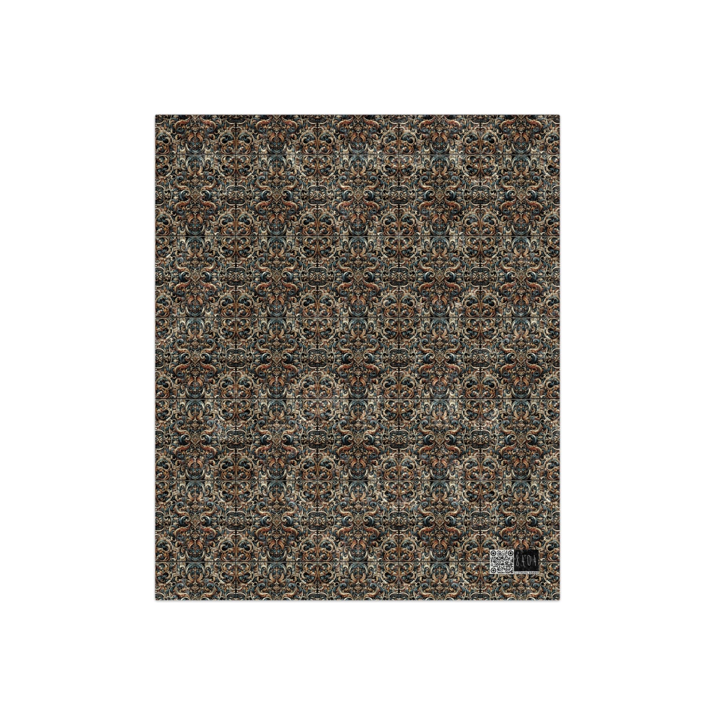 Urban Renaissance Historical Fusion With Street Edge Crushed Velvet Blanket - 8404 Design-59