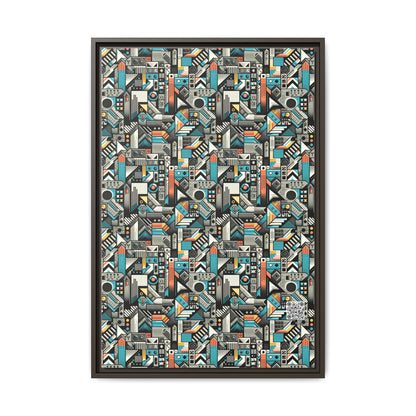 Digital Street Art Urban Street Style Matte Canvas, Framed (multi-color) - 8404 Design-81 A