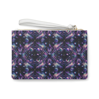 Galactic Hues Tech-Forward Cosmic Fusion Clutch Bag - 8404 Design-41