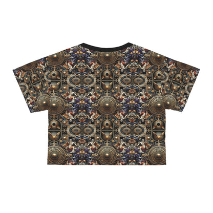 Digital Renaissance Luxurious Streetwear Inspired By Classical Art With a Modern Twist Crop Tee - 8404 Design-55