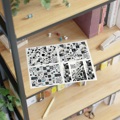 Digital Modern Minimalism Sticker Sheets - 8404 Design-88