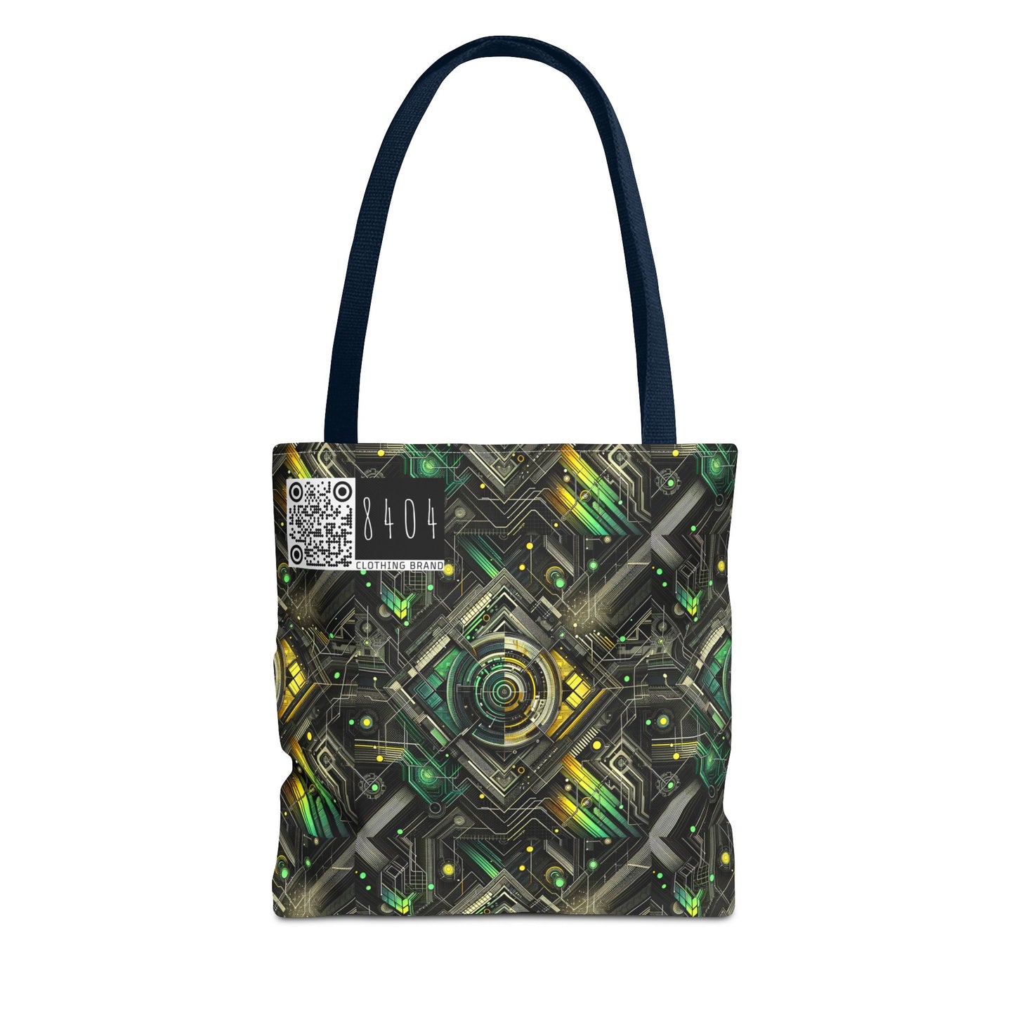 Tech Noir Graphics Tech-Inspired Streetwear Tote Bag - 8404 Design-57